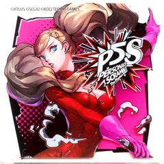 Ann Takamaki Persona 5 Scramble The Phantom Strikers Acrylic Coaster PS4 Switch Software Futaba Tosho Purchase Bonus [USED]