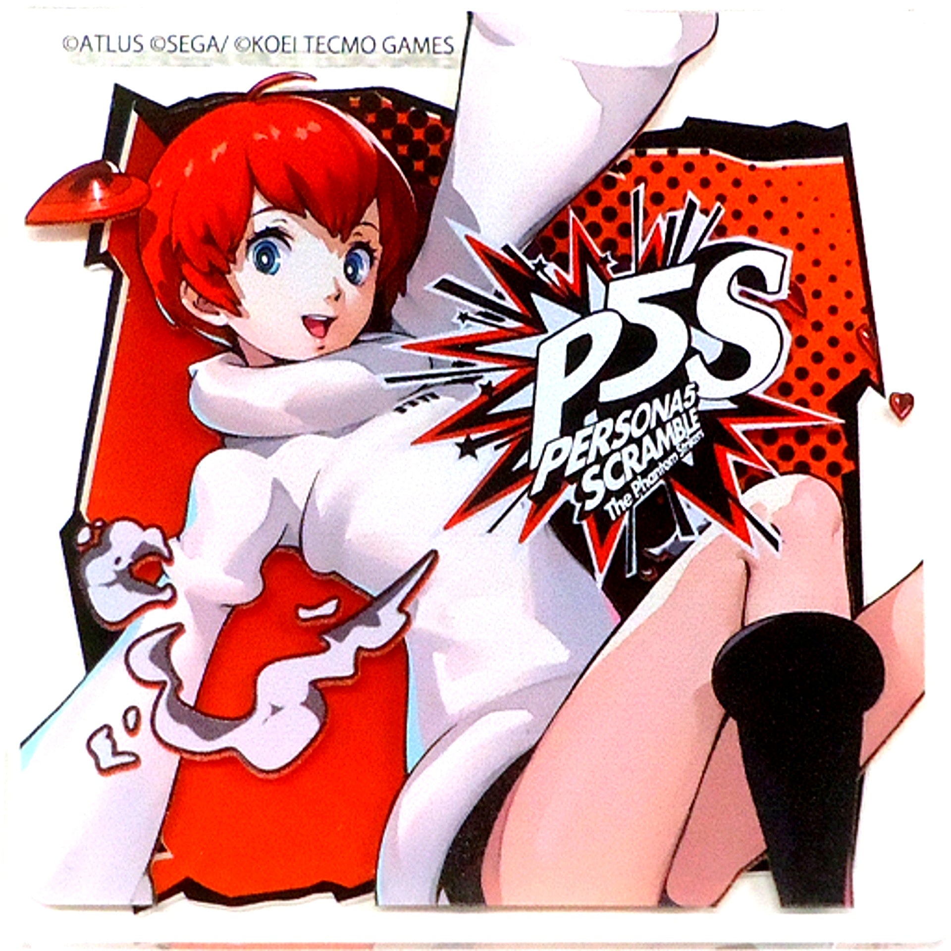 Sophia Persona 5 Scramble The Phantom Strikers Acrylic Coaster PS4 Switch Software Futaba Tosho Purchase Bonus [USED]
