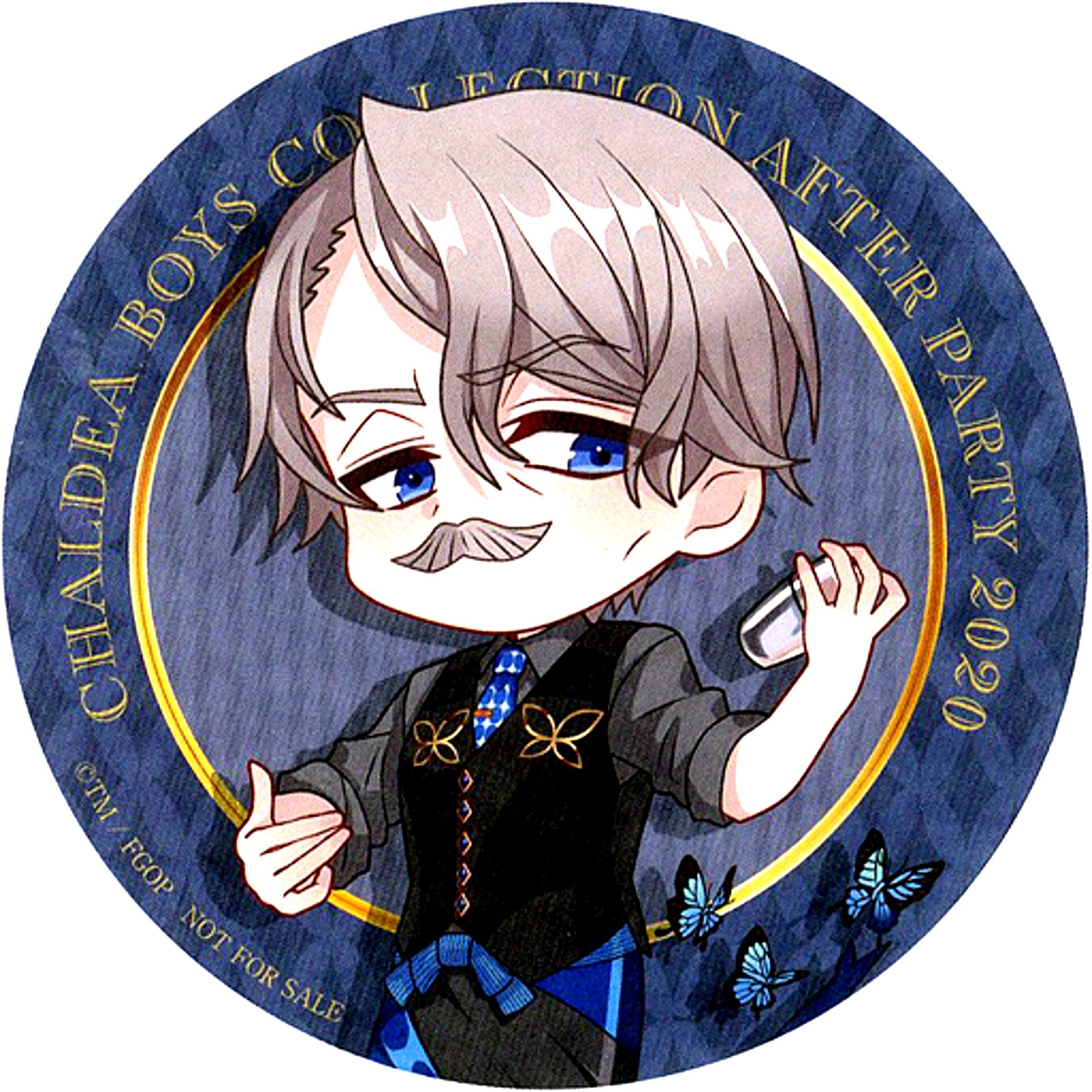Archer James Moriarty Fate/Grand Order Chaldea Boys Collection After Party 2020 Drink Order Bonus Original Coaster [USED]