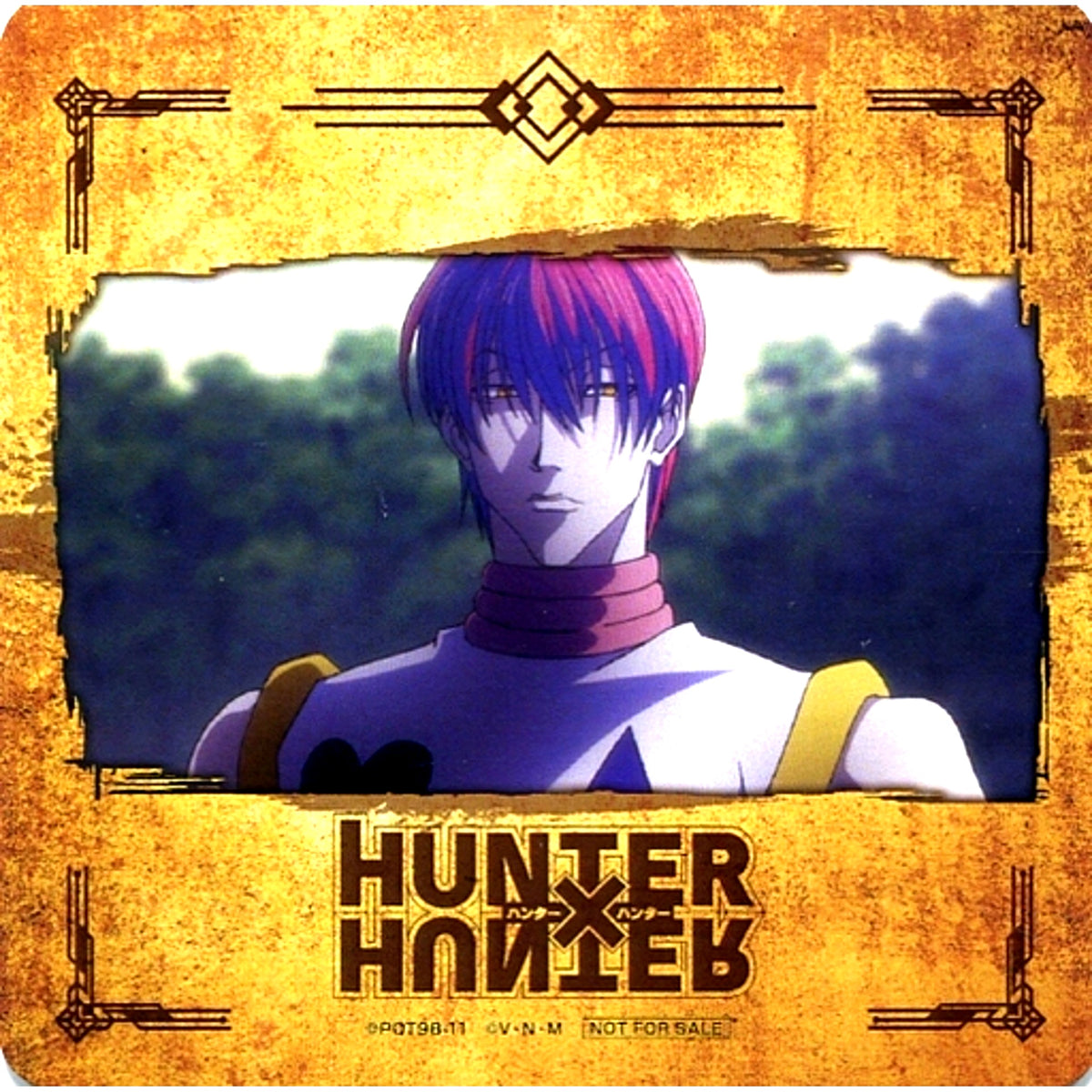 Hisoka Scene Shot Coaster Hunter x Hunter Hatsu WEB Kuji Purchase Bonus [USED]