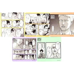 Group Kansai Dialect Attack on Titan Exhibition FINAL Set of 5 Coaster [USED]