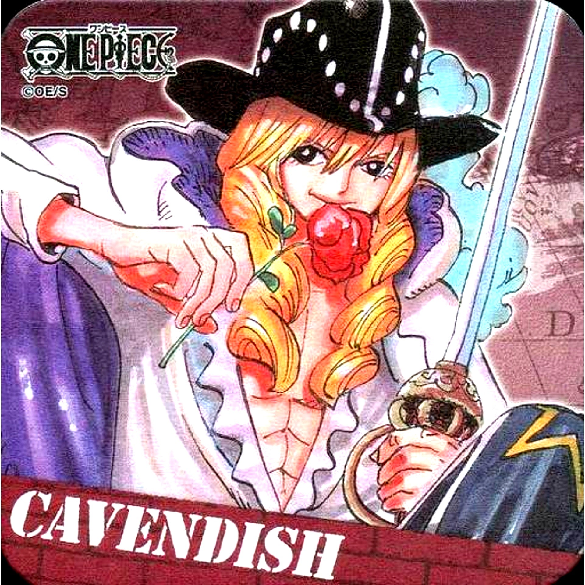 Cavendish One Piece Art Coaster Jump Festa 2016 Goods [USED]