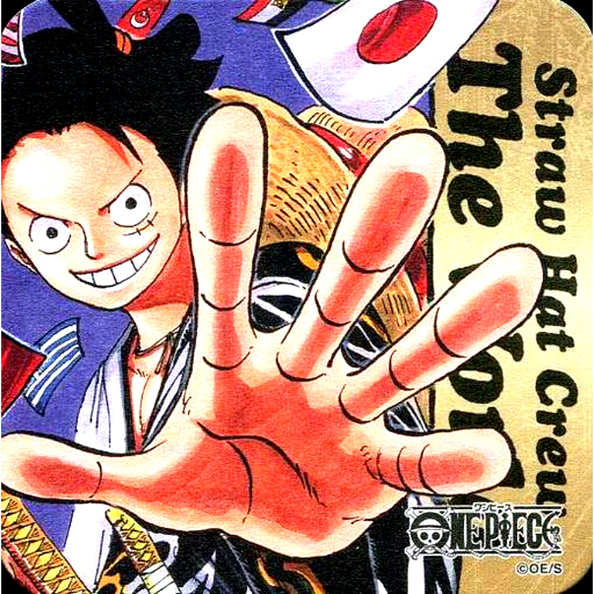 Monkey D Luffy THE World One Piece Art Coaster Jump Festa 2016 Goods [USED]