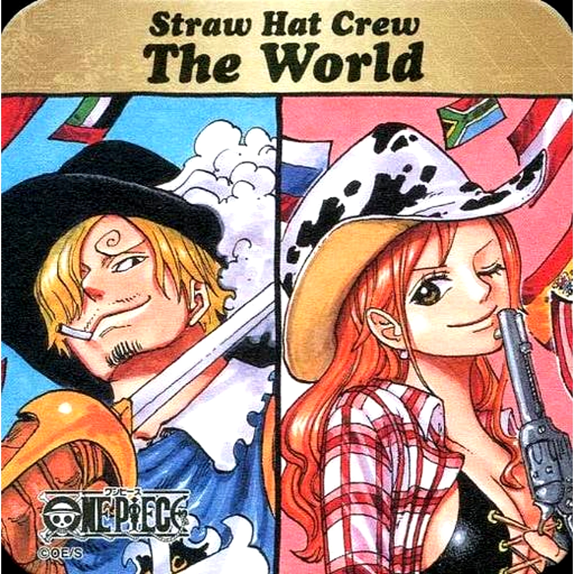 Sanji & Nami One Piece Art Coaster Jump Festa 2016 Goods [USED]