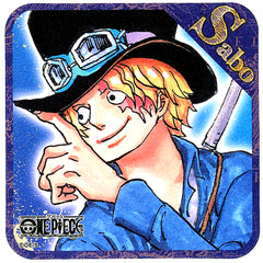 Sabo Blue Background One Piece Art Coaster BOX Bonus Jump Festa 2016 Goods [USED]