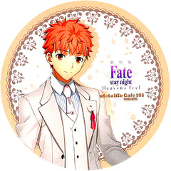 Shirou Emiya Fate/stay night Heaven's Feel III.spring song x ufotable Cafe 4th Period Drink Order Bonus Coaster [USED]