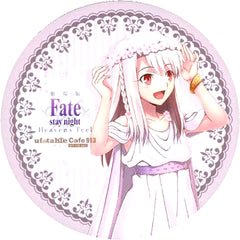 Illyasviel von Einzbern Fate/stay night Heaven's Feel III.spring song x ufotable Cafe 4th Period Drink Order Bonus Coaster [USED]