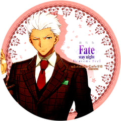 Archer Fate/stay night Heaven's Feel III.spring song x ufotable Cafe 4th Period Drink Order Bonus Coaster [USED]