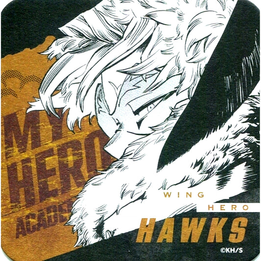Hawks Black and White My Hero Academia Coaster [USED]