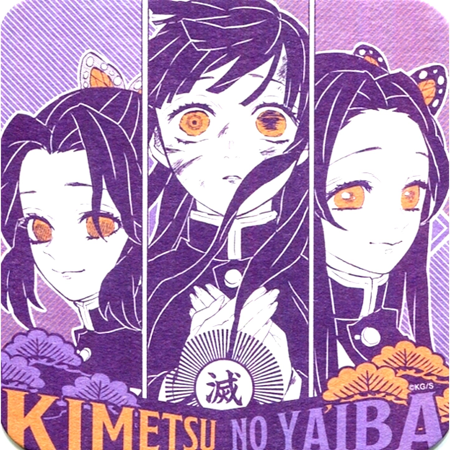 Shinobu & Kanao & Kanae Demon Slayer Coaster [USED]