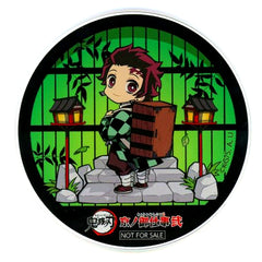 Tanjiro Kamado Demon Slayer Acrylic Coaster x Randen x Toei Kyoto Studio Park x Kyoto City Transportation Bureau Kyo no Oshigoto 2 Ennichi Game Onigiri Korokoro Prize [USED]
