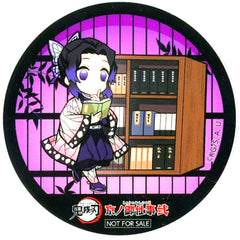 Shinobu Kocho Demon Slayer Randen Eigamura Kyoto City Transport Bureau Kyo no Oshigoto 2 Fair Game Onigiri Korokoro Prize Acrylic Coaster [USED]