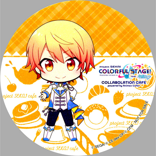 Tsukasa Tenma Original Coaster Project Sekai Colorful Stage feat. Hatsune Miku x Animax Cafe+ and CoLaBoNo Collabo Drink Order Bonus [USED]