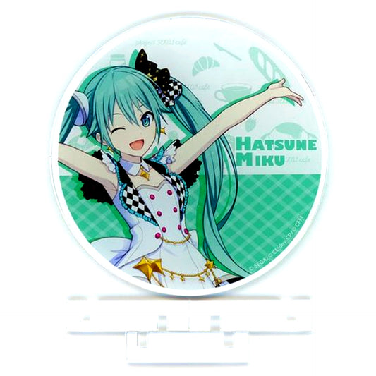 Hatsune Miku MORE MORE JUMP Trading Acrylic Coaster Stand Vol. 1 Project Sekai Colorful Stage feat. Hatsune Miku x Animax Cafe+ and CoLaBoNo [USED]