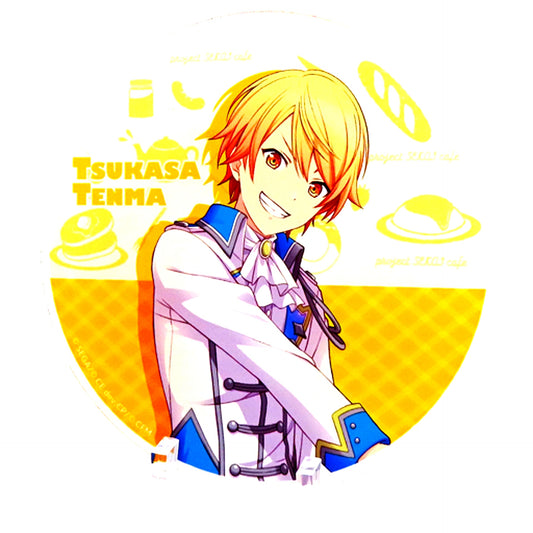 Tsukasa Tenma Trading Acrylic Coaster Stand Vol. 1 Project Sekai Colorful Stage feat. Hatsune Miku x Animax Cafe+ and CoLaBoNo [USED]