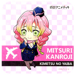 Mitsuri Kanroji 3rd Demon Slayer Narita Anime Deck Menu Order Bonus Original Coaster [USED]