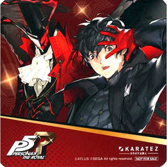 Joker Persona 5 Royal Original Coaster Karaoke no Tetsujin Drink Order Bonus [USED]