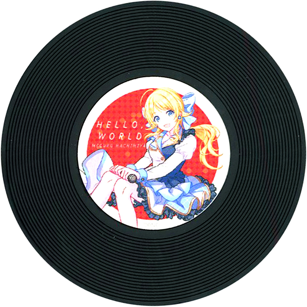 Meguru Hachimiya THE IDOLMASTER SHINY COLORS Rubber Coaster [USED]