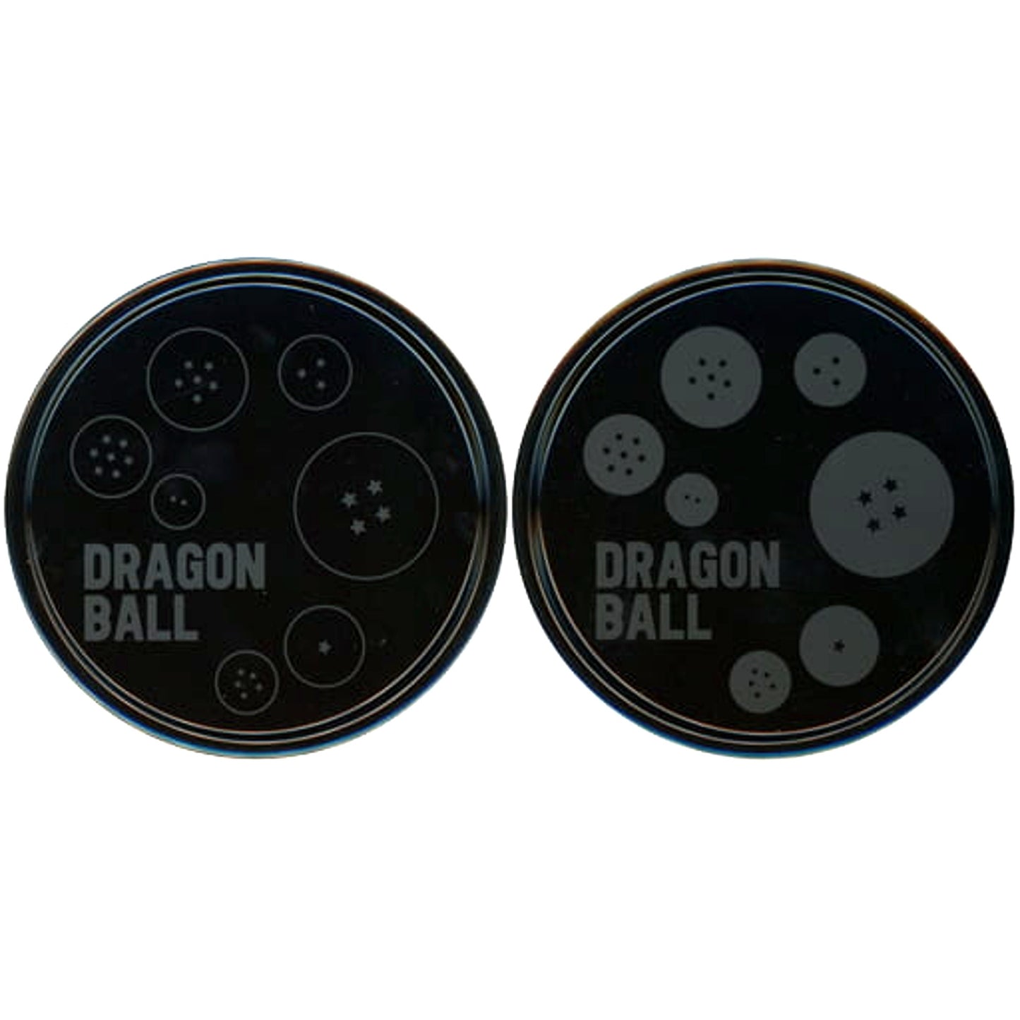Dragon Ball Ichiban Kuji Ex Chikyu o Mamoru Senshitachi Metal Pair Coaster Prize G [USED]