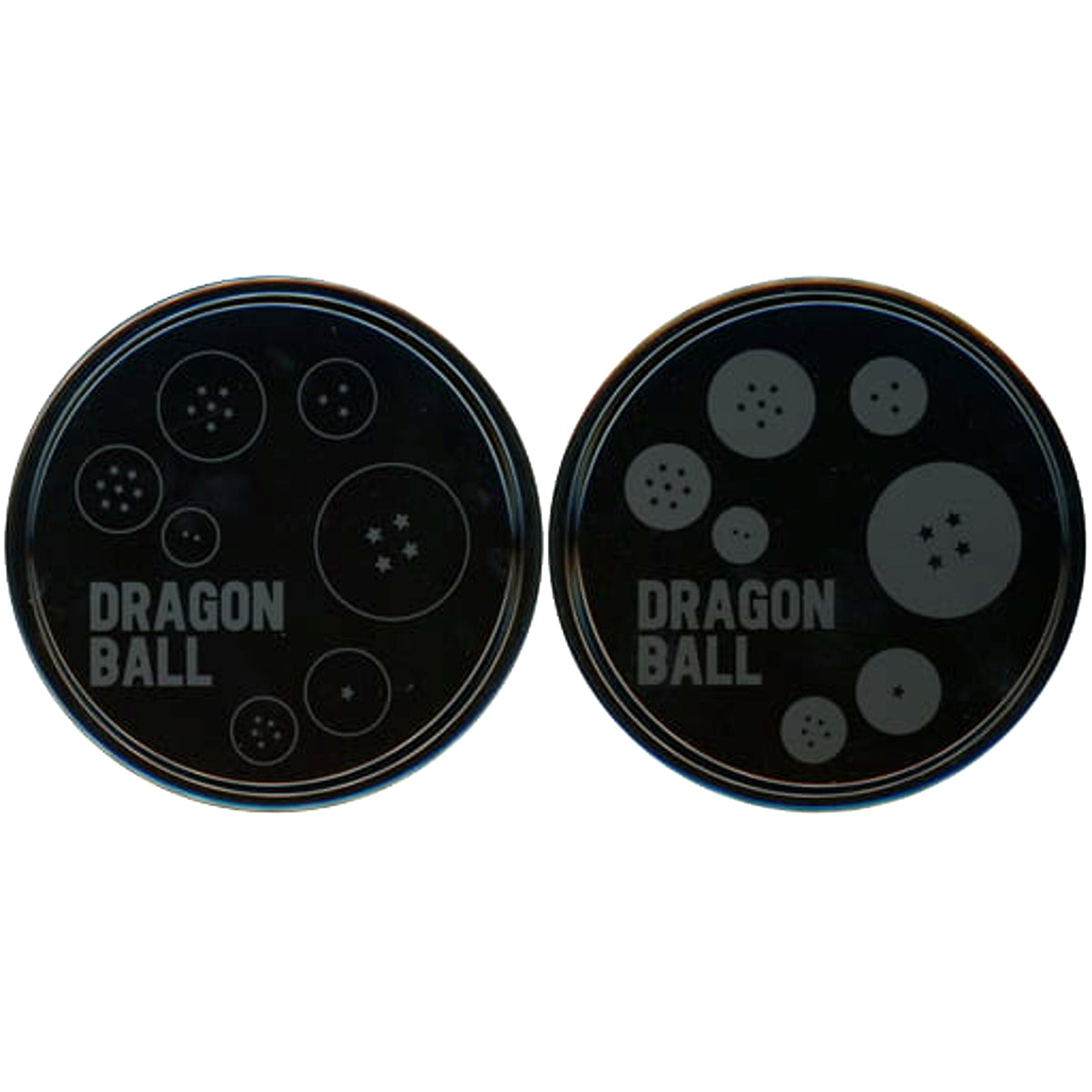 Dragon Ball Ichiban Kuji Ex Chikyu o Mamoru Senshitachi Metal Pair Coaster Prize G [USED]