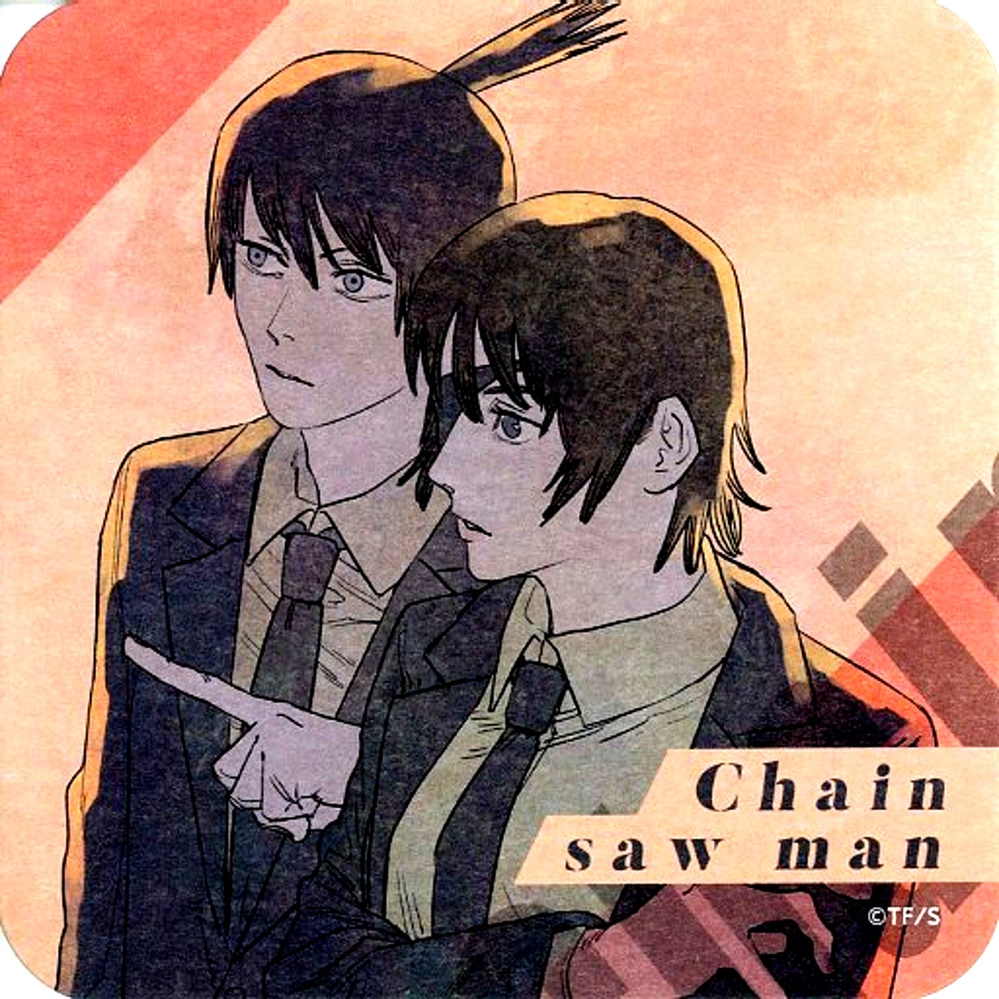 Aki Hayakawa & Himeno Chainsaw Man Art Coaster [USED]