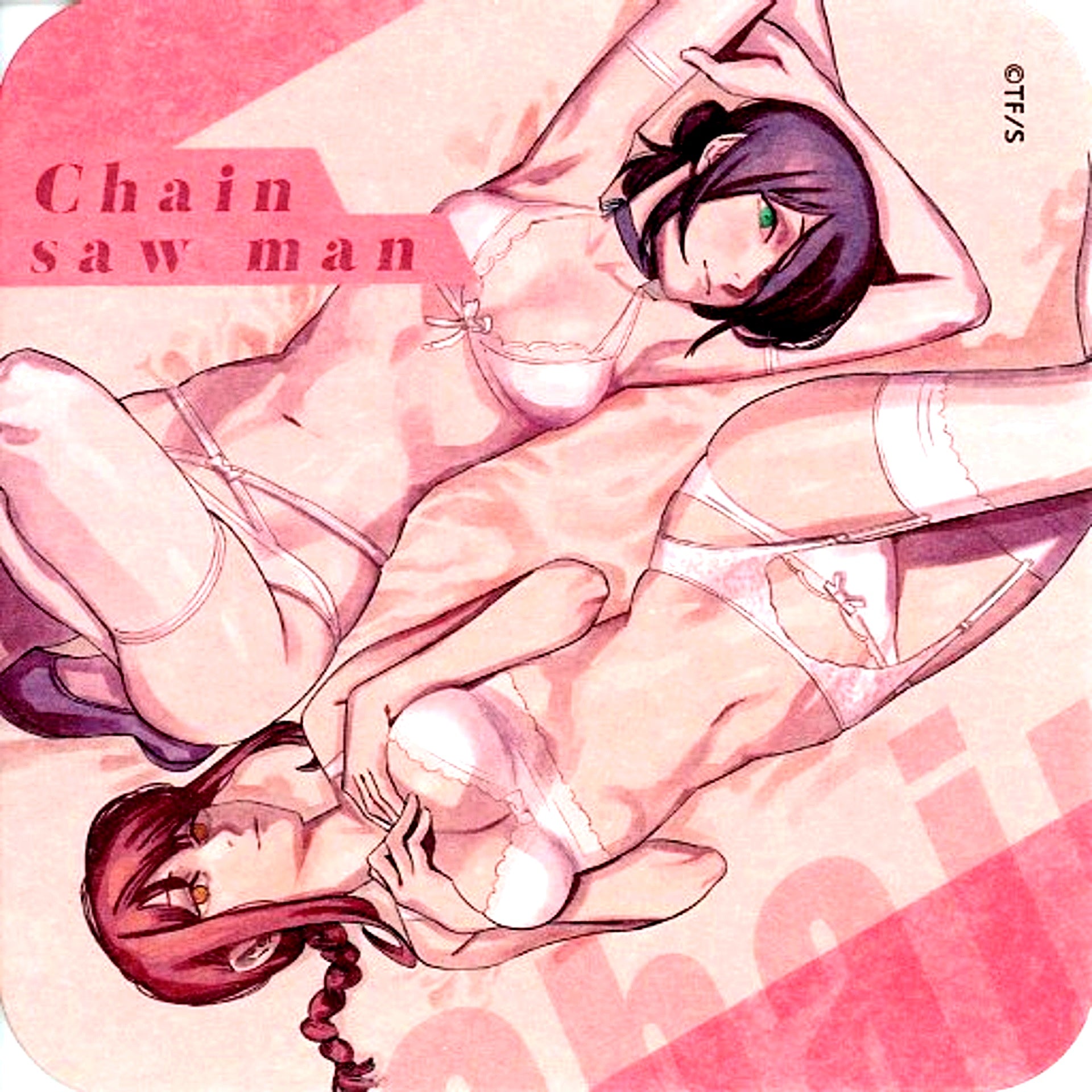 Reze & Makima Chainsaw Man Art Coaster [USED]