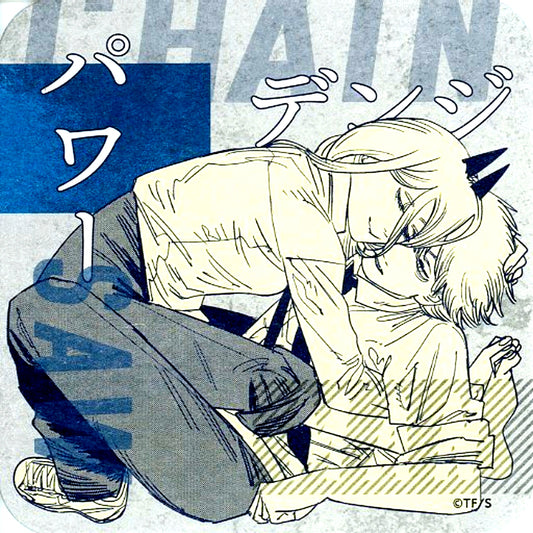 Denji & Power Hugging Chainsaw Man Art Coaster [USED]