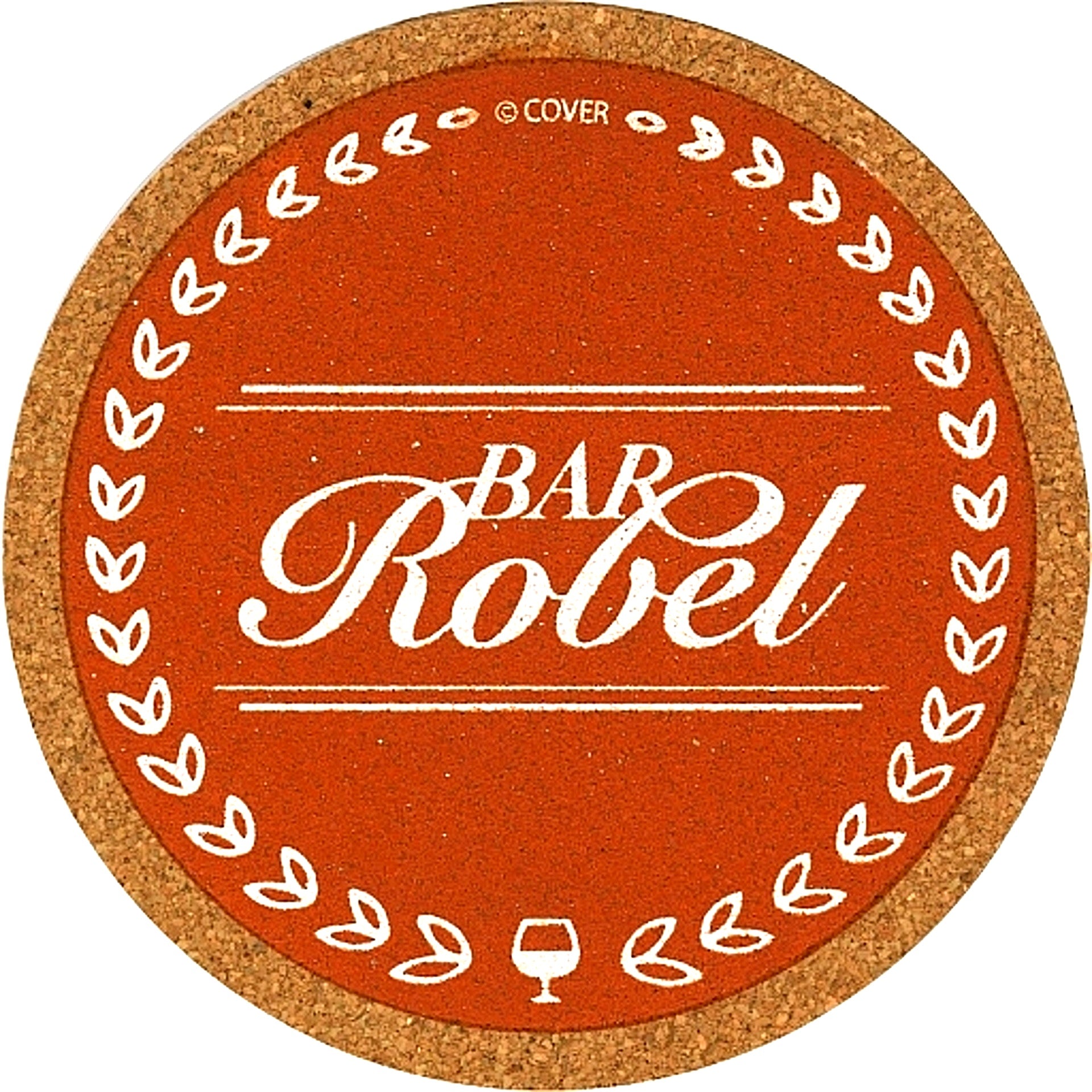 Yukoku Roberu Virtual YouTuber Hololive BAR ROBEL Original Cork Coaster 3D Unveiling Commemoration Goods [USED]