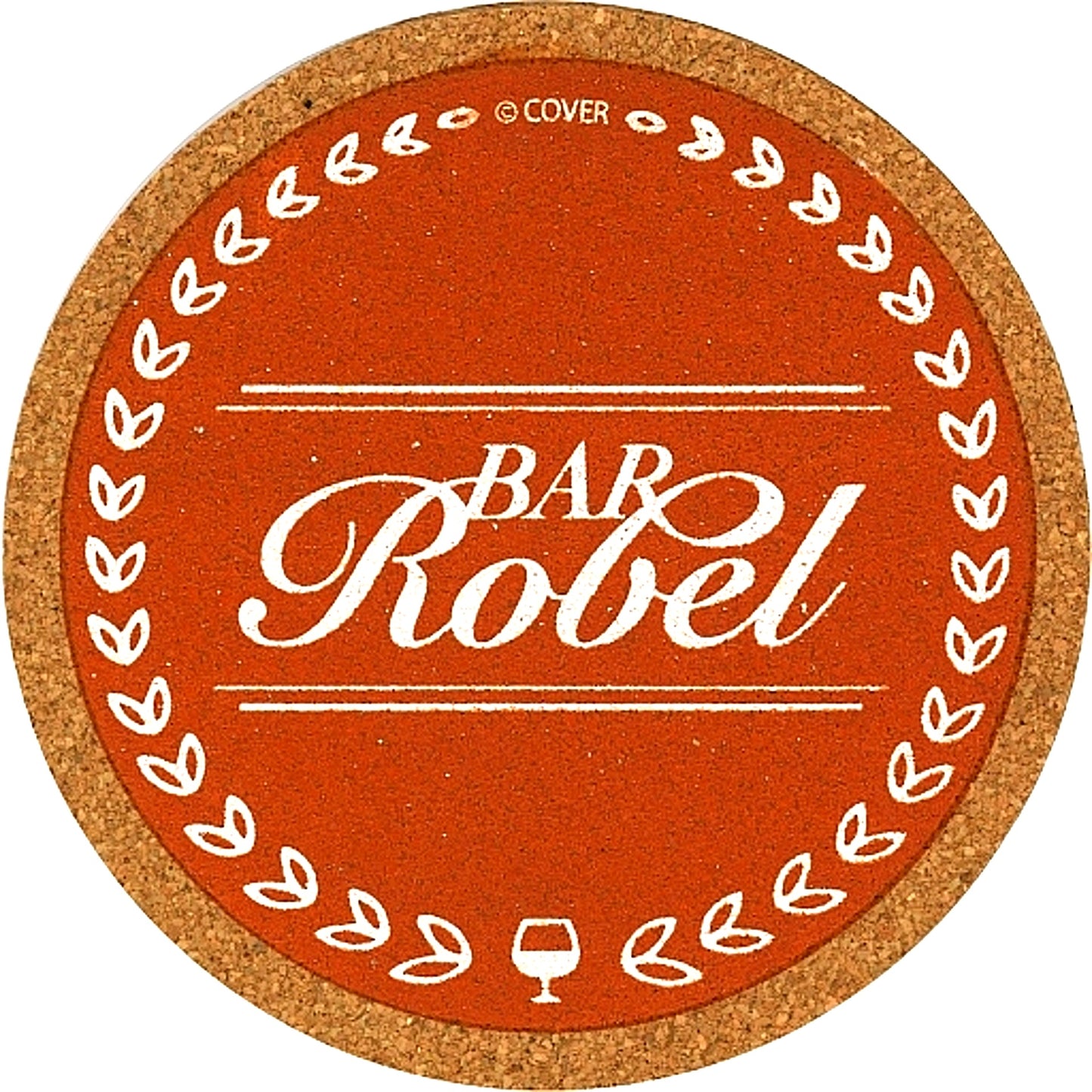 Yukoku Roberu Virtual YouTuber Hololive BAR ROBEL Original Cork Coaster 3D Unveiling Commemoration Goods [USED]