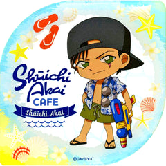 Shuichi Akai Detective Conan Shuichi Akai Cafe Sazanami Arc Acrylic Coaster [USED]
