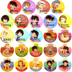 Set of 24 Detective Conan Cafe 2021 in BOX cafe Drink Order Bonus Original Coaster [USED]