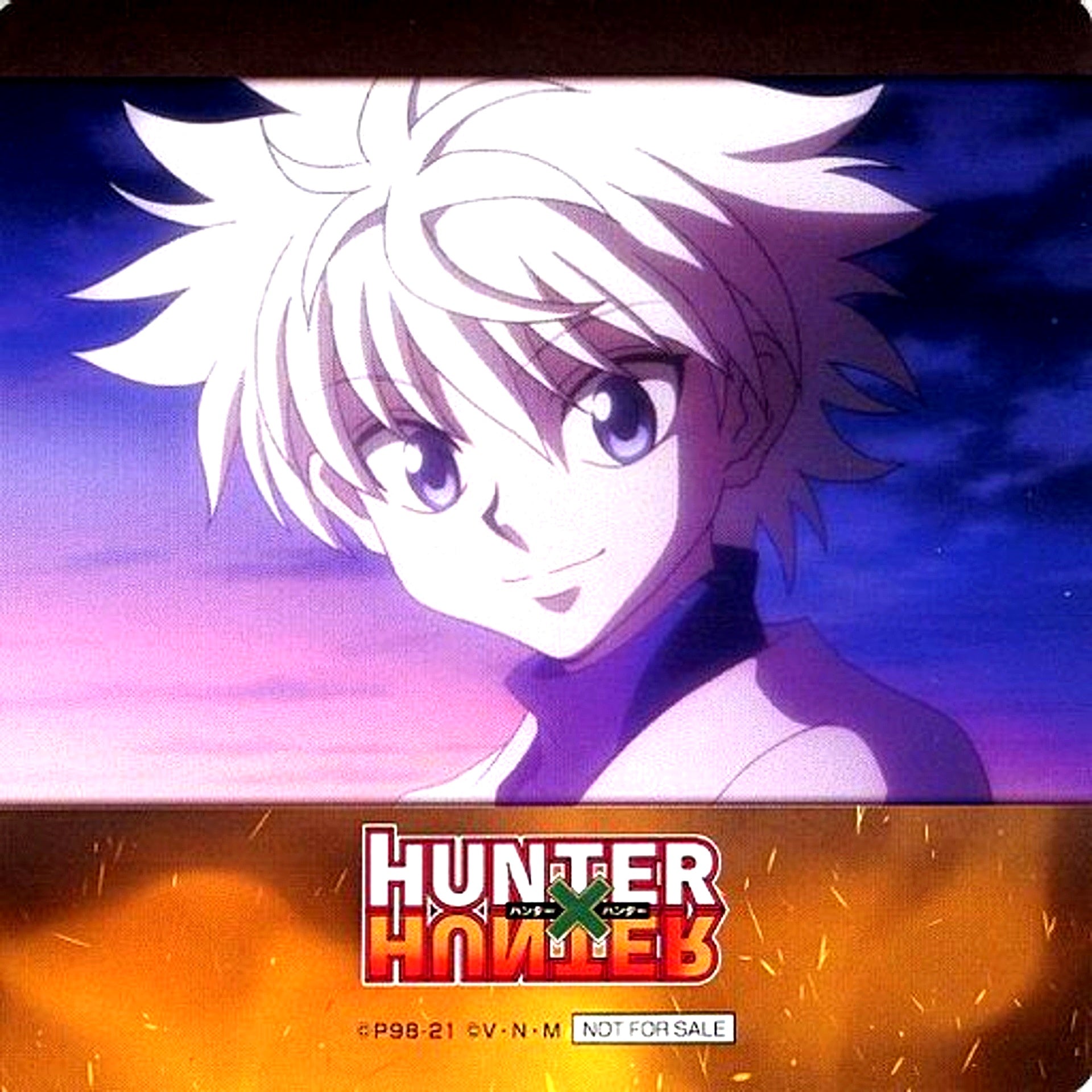 Killua Zoldyck Scene Shot Coaster Hunter x Hunter WEB Kuji Vol. 2 Battle Start Purchase Bonus [USED]