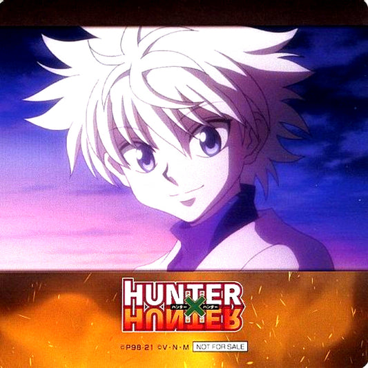 Killua Zoldyck Scene Shot Coaster Hunter x Hunter WEB Kuji Vol. 2 Battle Start Purchase Bonus [USED]