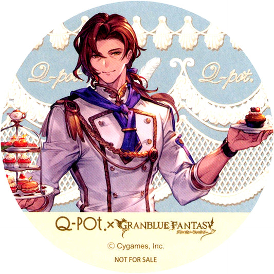 Siegfried Coaster Q-pot CAFE. x Granblue Fantasy Target Menu Order Bonus [USED]