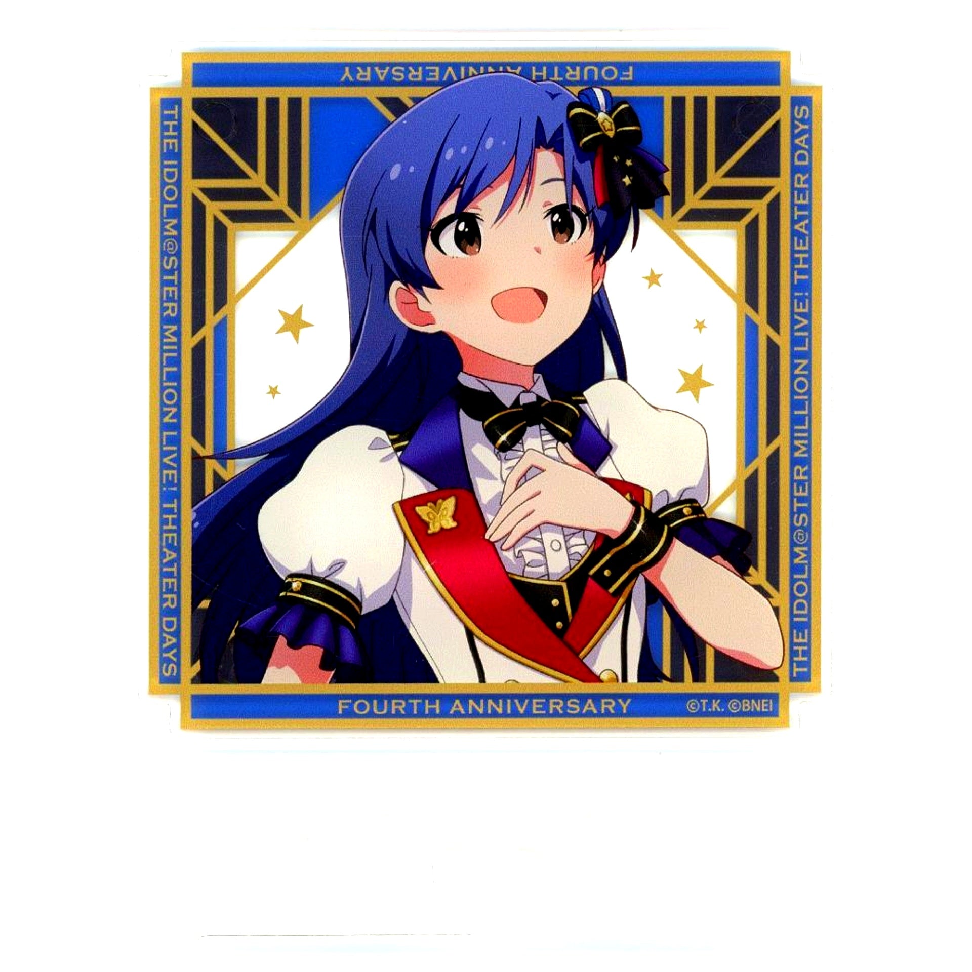 Single Item Chihaya Kisaragi Dream Prelude Ver. THE IDOLMASTER MILLION LIVE Acrylic Coaster [USED]