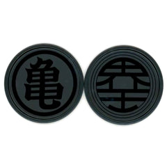 Dragon Ball Ex Turtle Mark Kaio Mark Ichiban Kuji The Ultimate Decisive Battle!! Metal Pair Coaster Prize G [USED]