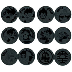 Dragon Ball Ex Son Goku & Others All 6 Types Set Ichiban Kuji The Ultimate Decisive Battle!! Metal Pair Coaster Prize G [USED]