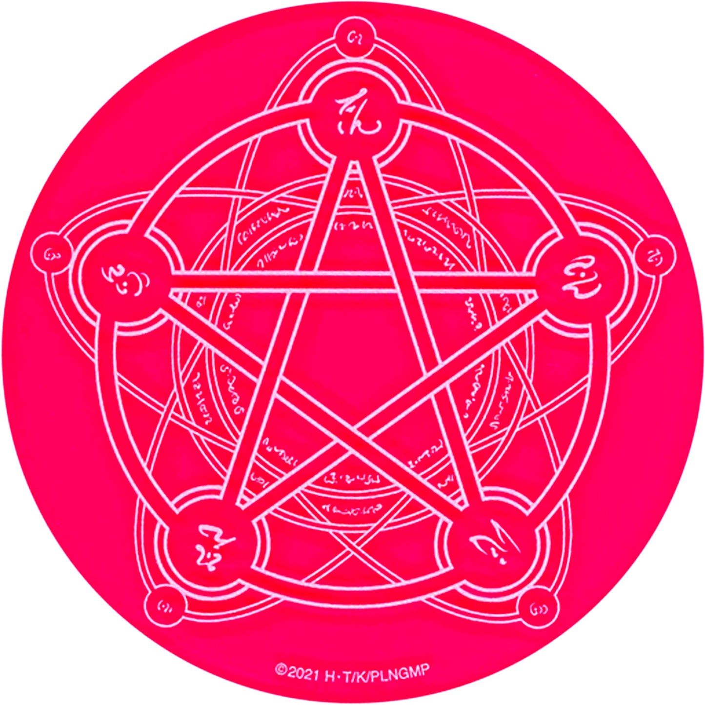 Pink Fate/kaleid liner Prisma Illya Licht Magic Circle Acrylic Coaster Theater Goods [USED]