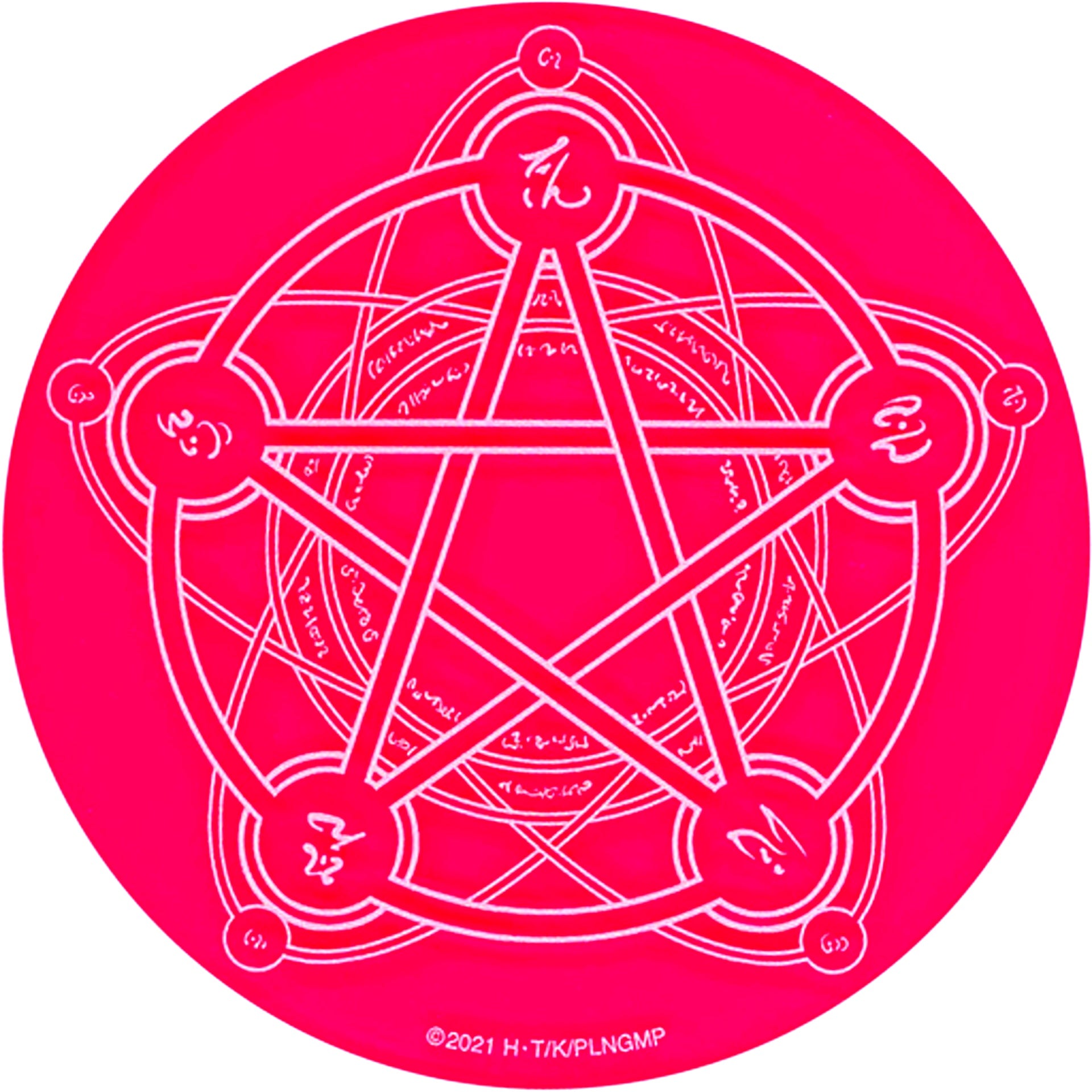 Pink Fate/kaleid liner Prisma Illya Licht Magic Circle Acrylic Coaster Theater Goods [USED]