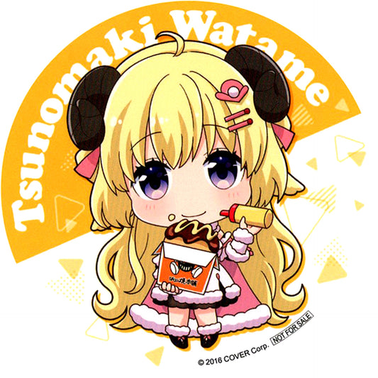 Tsunomaki Watame Virtual YouTuber Hololive Coaster Bakudanyaki Honpo Menu Order Bonus [USED]