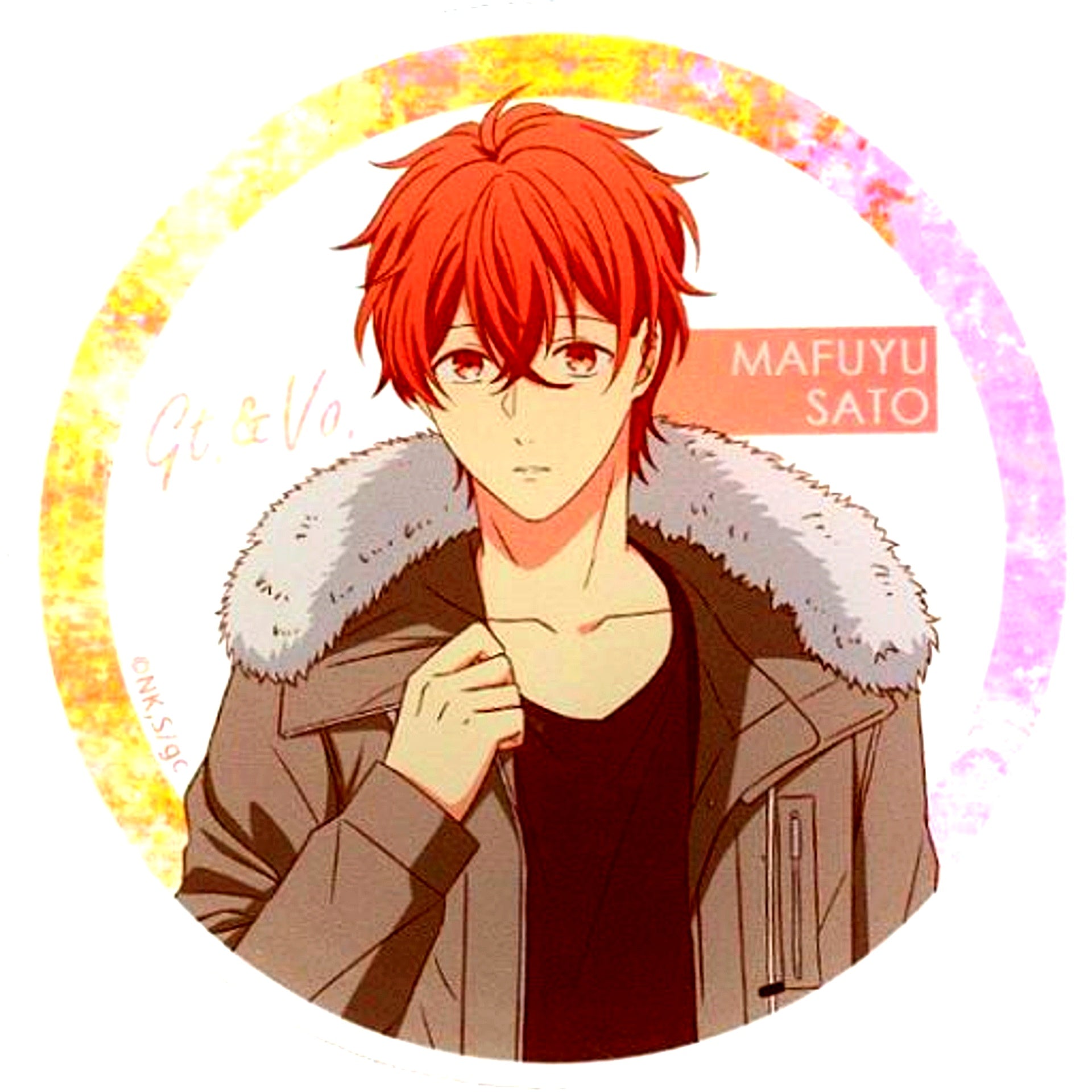Mafuyu Sato Acrylic Coaster Movie Given x Gratte Menu Paid Bonus [USED]