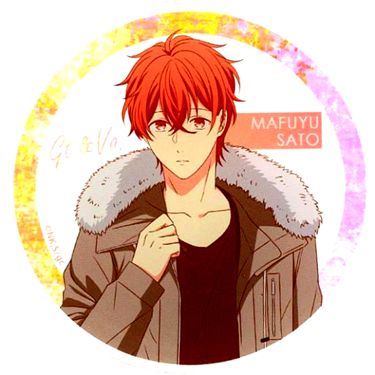 Mafuyu Sato Acrylic Coaster Movie Given x Gratte Menu Paid Bonus [USED]