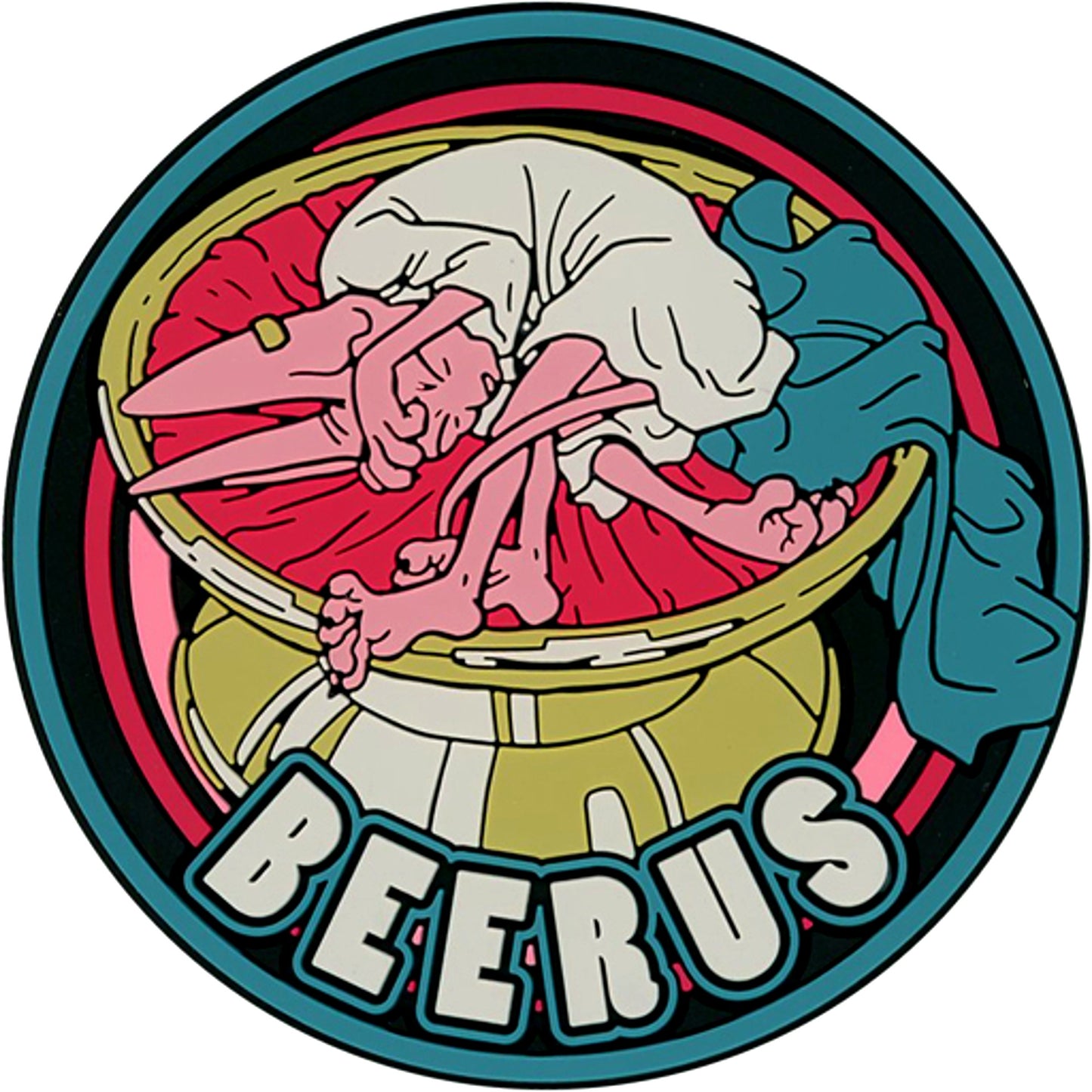 God of Destruction Beerus H Prize Rubber Coaster Ichiban Kuji Dragon Ball BACK TO THE FILM [USED]