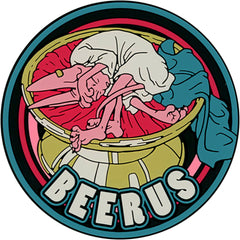 God of Destruction Beerus H Prize Rubber Coaster Ichiban Kuji Dragon Ball BACK TO THE FILM [USED]