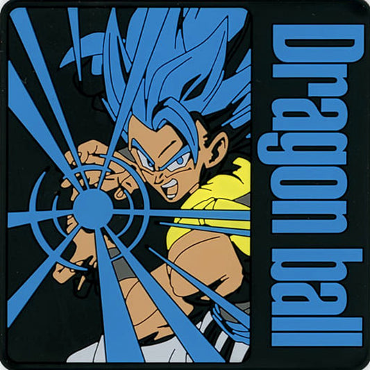 Dragon Ball SSGSS Gogeta Ichiban Kuji Back to the Film Rubber Coaster Prize H [USED]