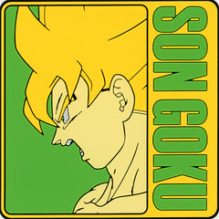 Super Saiyan Son Goku H Prize Rubber Coaster Ichiban Kuji Dragon Ball BACK TO THE FILM [USED]