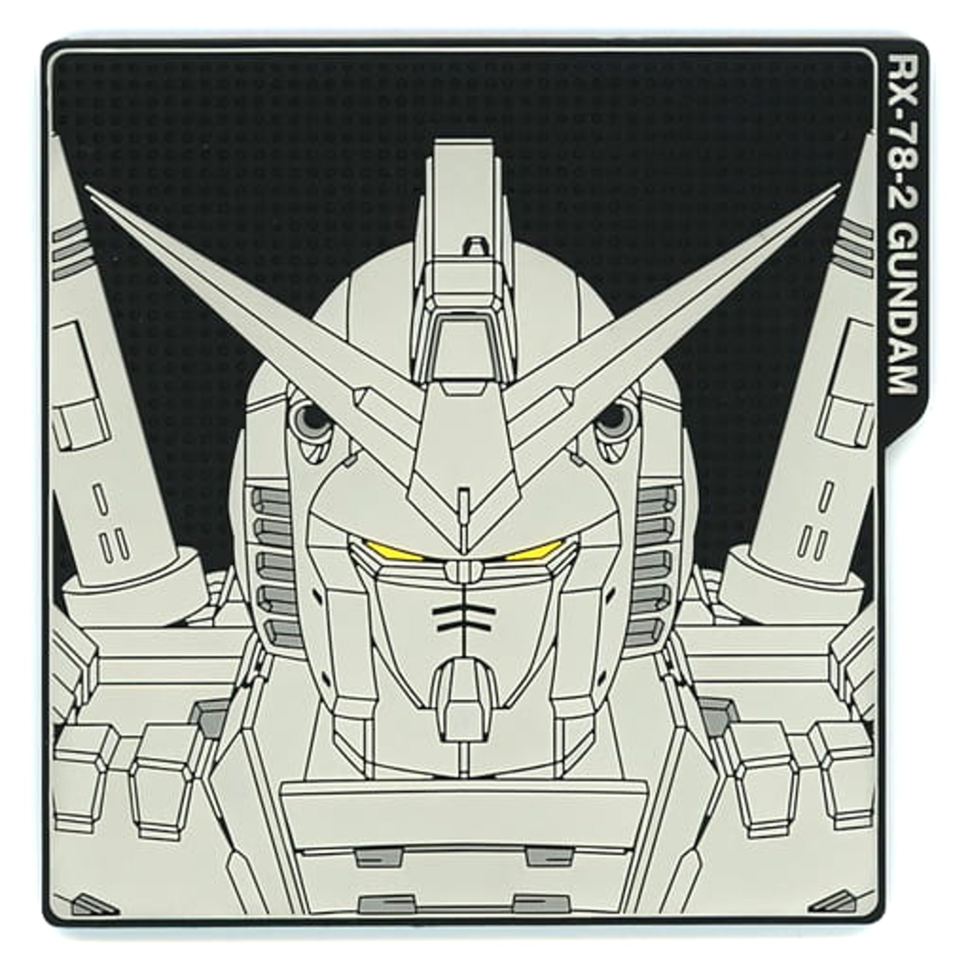 Mobile Suit Gundam & Mobile Suit Gundam Seed Gundam RX-78-2 Front Ichiban Kuji Rubber Coaster Prize G [USED]