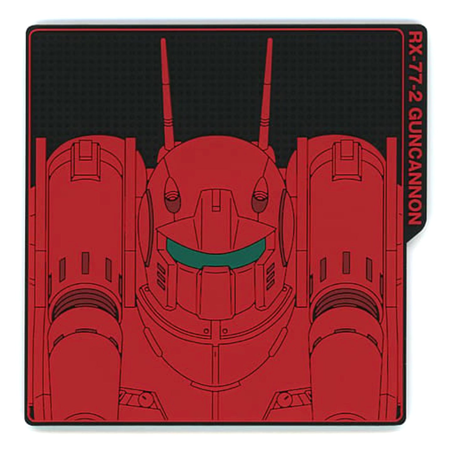 Mobile Suit Gundam & Mobile Suit Gundam Seed Guncanon RX-77-2 Ichiban Kuji Rubber Coaster Prize G [USED]