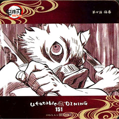 Inosuke Hashibira Facing Right TV Anime Demon Slayer Mugen Train Arc x ufotable Dining Additional Drink Order Bonus Original Coaster Group A [USED]