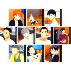 Set of 10 Haikyu!! Karasuno High School Volleyball Club Activity Log Acrylic Coaster [USED]